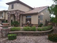 A home with freshly painted exterior